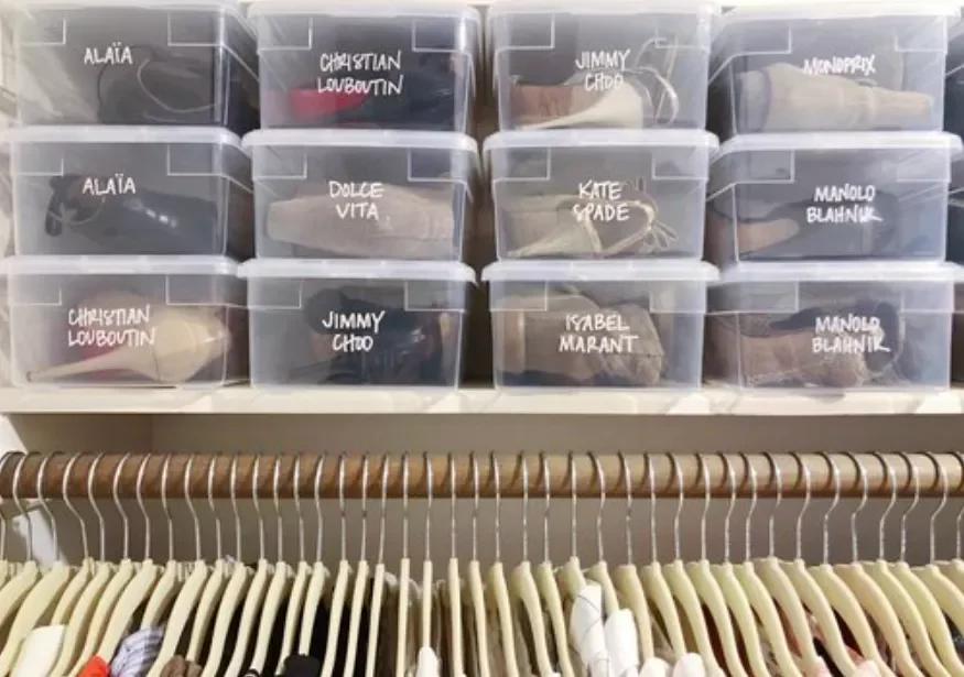 27 Brilliant Small Closet Organization Ideas That Actually Work Organize Shoes by Designer
