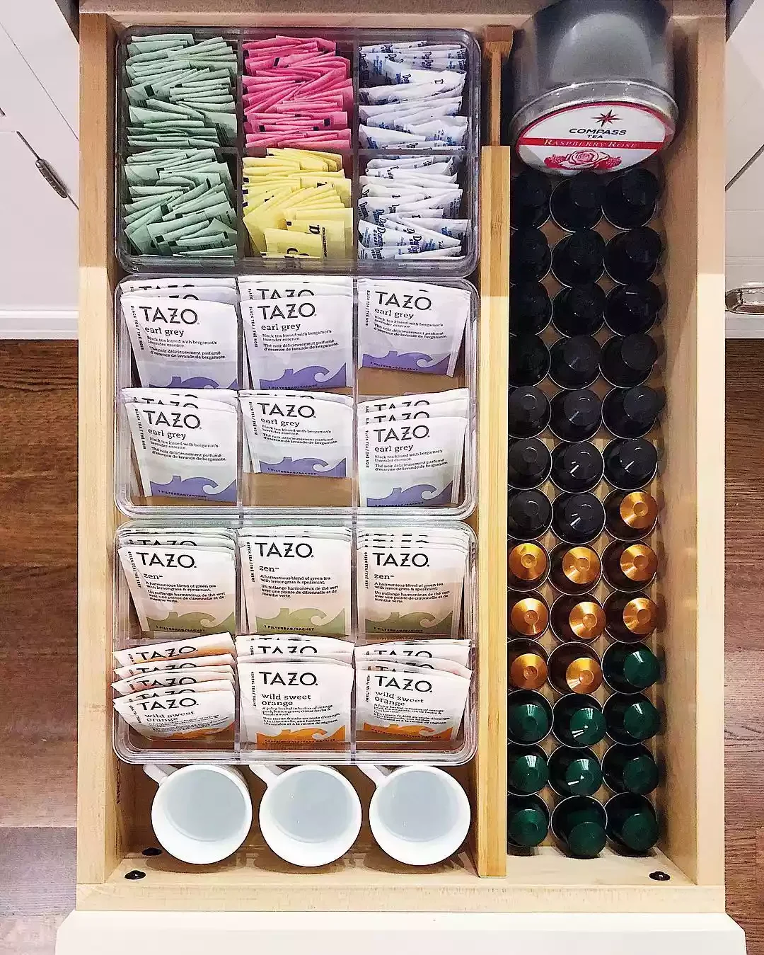 58 Smart Kitchen Organization Ideas That Will Transform Your Space Into a Clutter-Free Haven Organize Tea in a Drawer