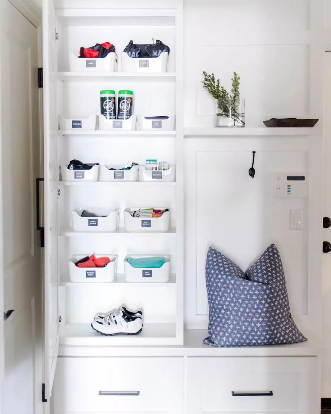 46 Creative Mudroom Design Ideas to Transform Your Entryway Organize With Labeled Storage Bins