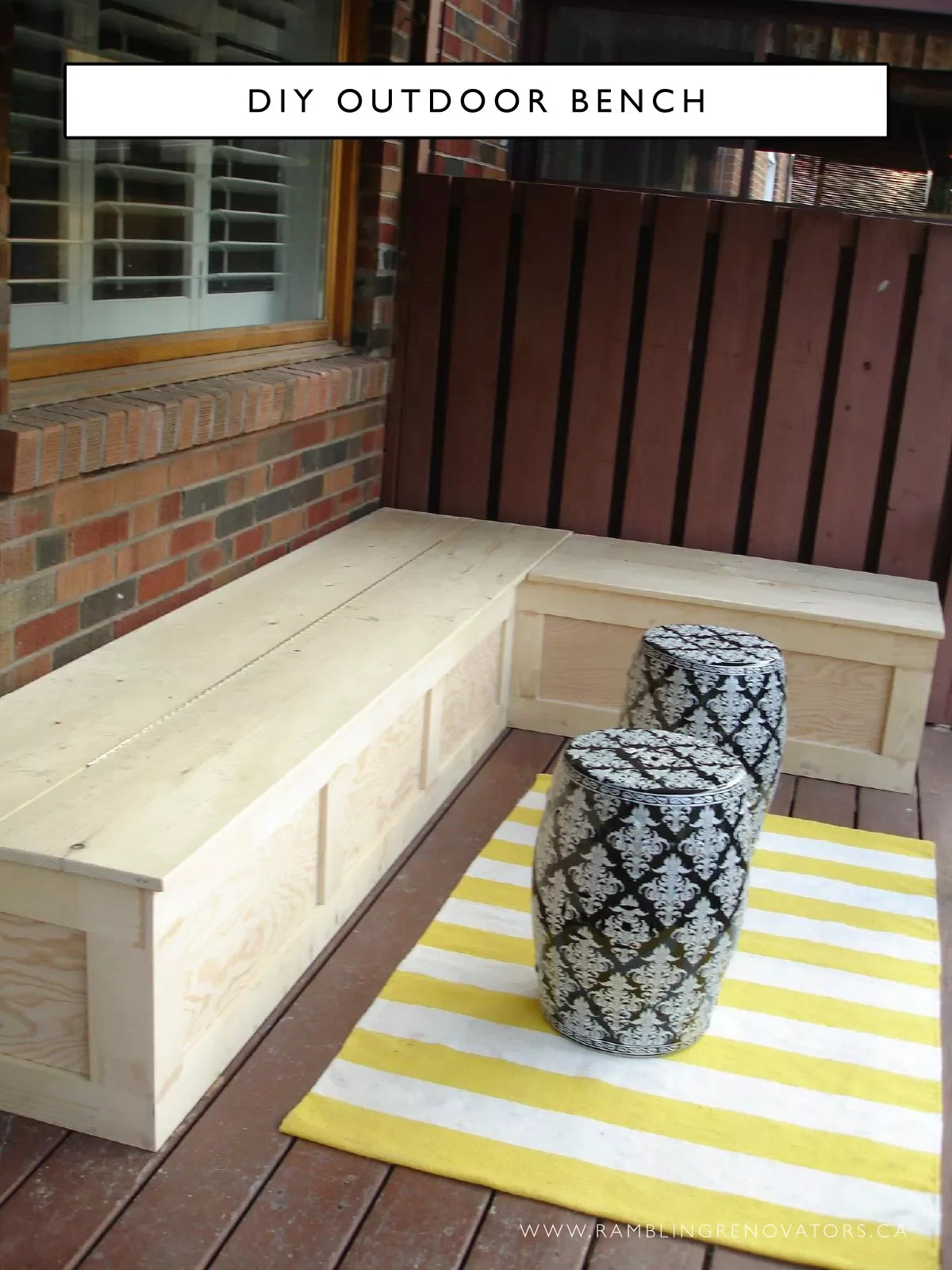 20 Creative DIY Outdoor Storage Solutions for Your Home Outdoor Bench With Storage