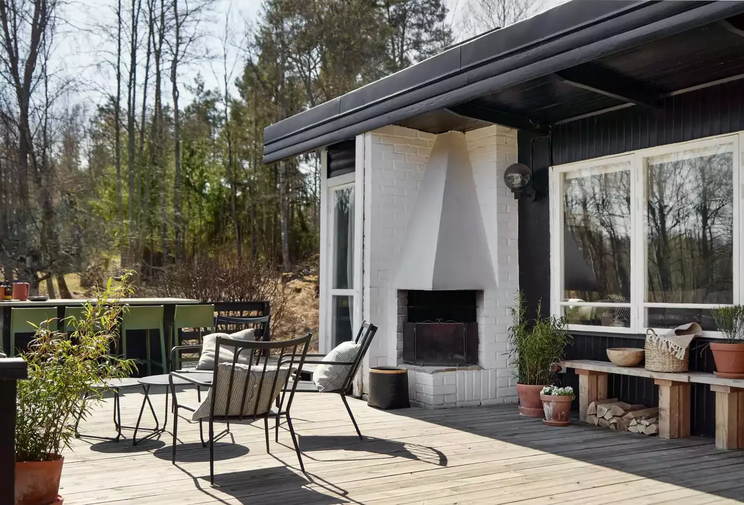 34 Stunning Painted Brick Fireplace Ideas to Transform Your Space 22 Outdoor Brick Fireplace