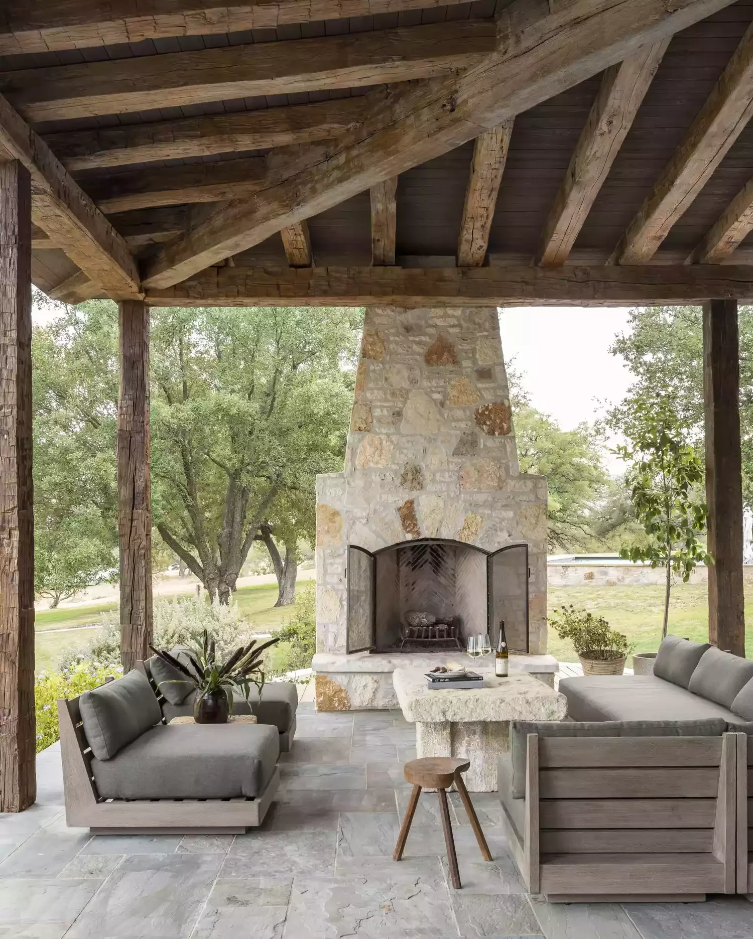 57 Stunning Backyard Transformation Ideas to Create Your Perfect Outdoor Retreat Outdoor Fireplace