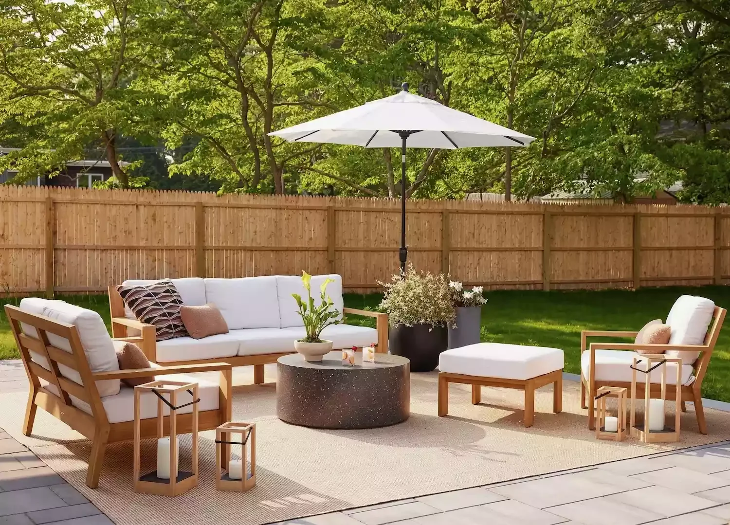 57 Stunning Backyard Transformation Ideas to Create Your Perfect Outdoor Retreat Outdoor Living Room