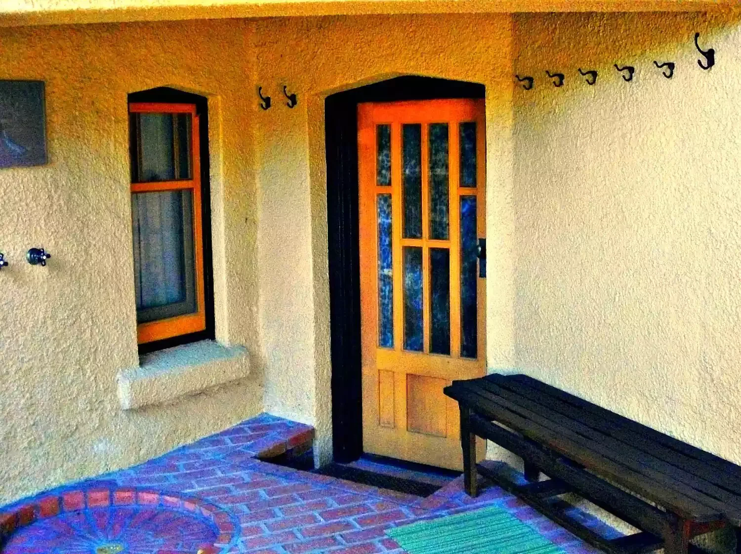 Outdoor Shower Bench