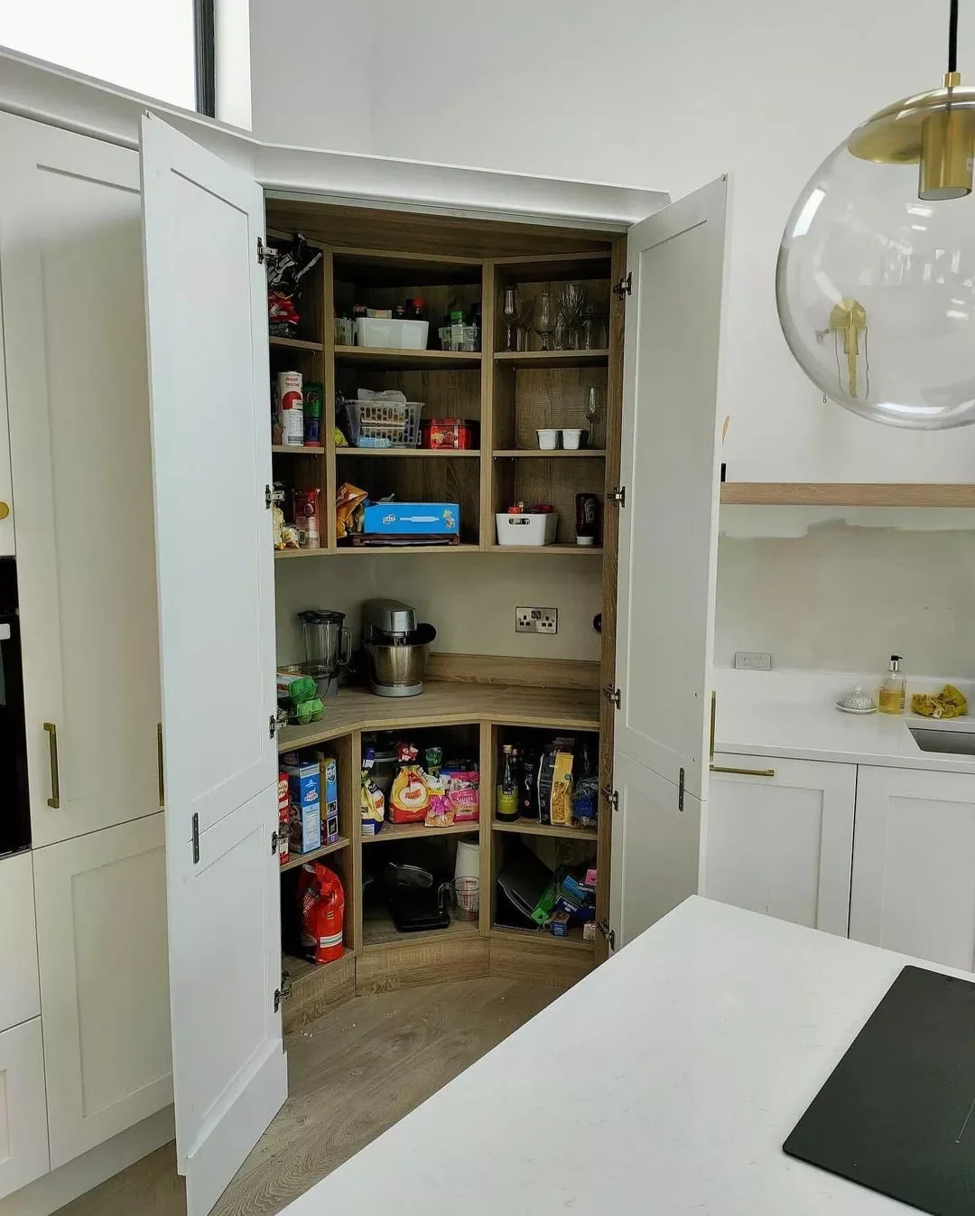 37 Corner Pantry Ideas to Transform Your Kitchen Storage Outlets in a Corner Pantry