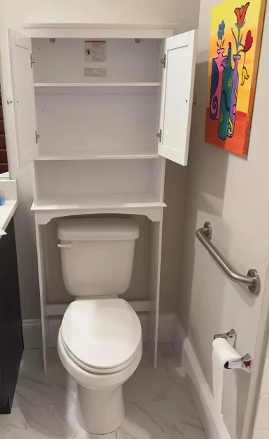 24 Storage Ideas For Tiny Homes You Can't Live Without Over The Toilet Storage Cabinet