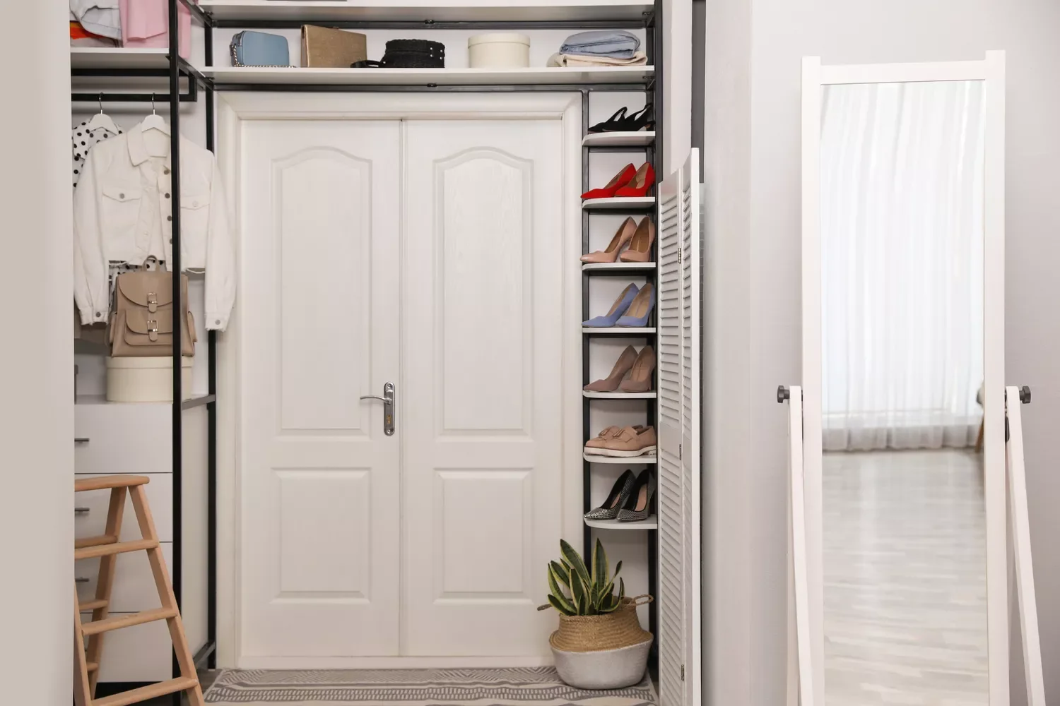 34 Brilliant Shoe Storage Solutions That Transform Any Space Over-the-Door Built-Ins
