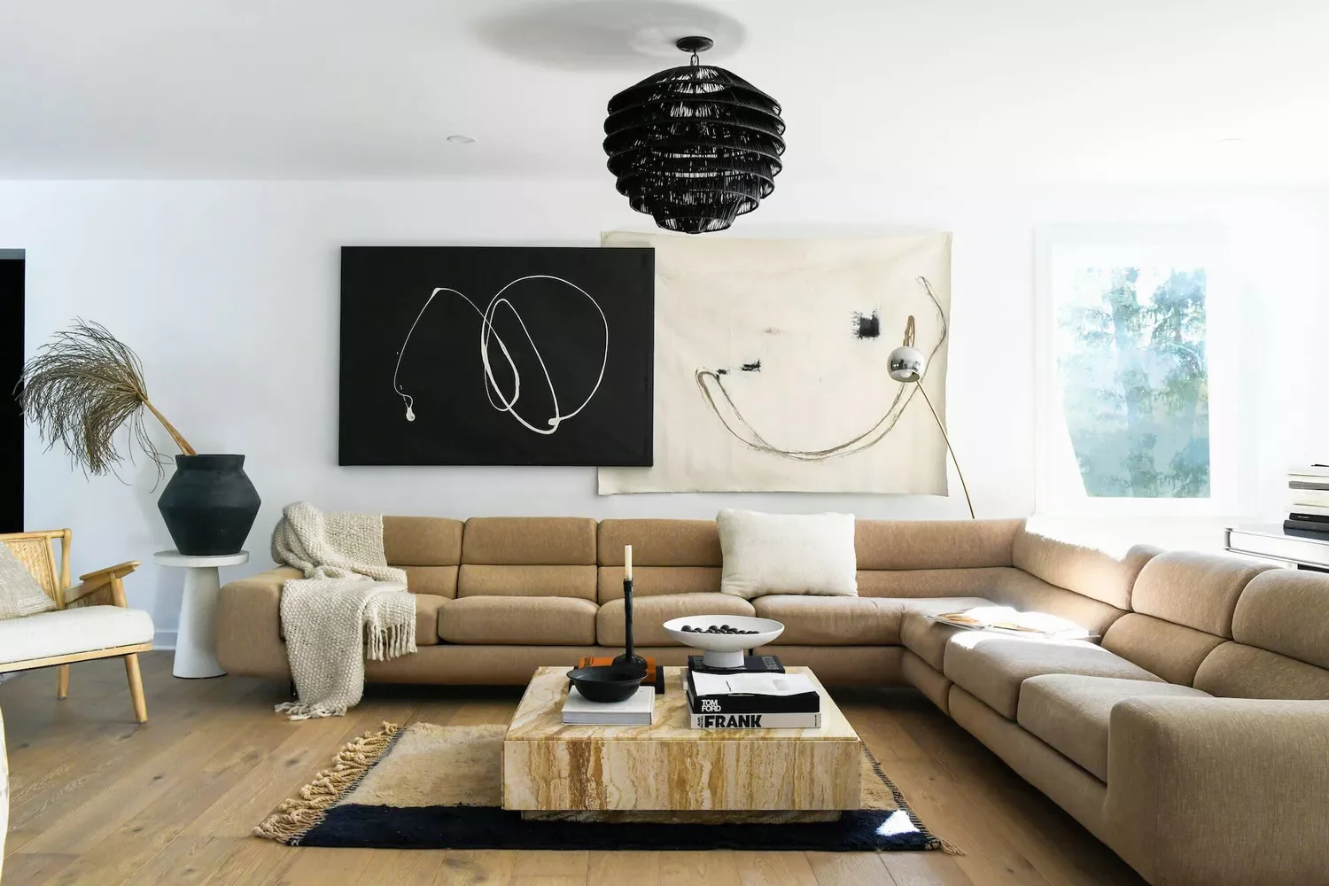 68 Stunning Contemporary Living Room Ideas That Will Transform Your Space 9 Overlap the Artwork