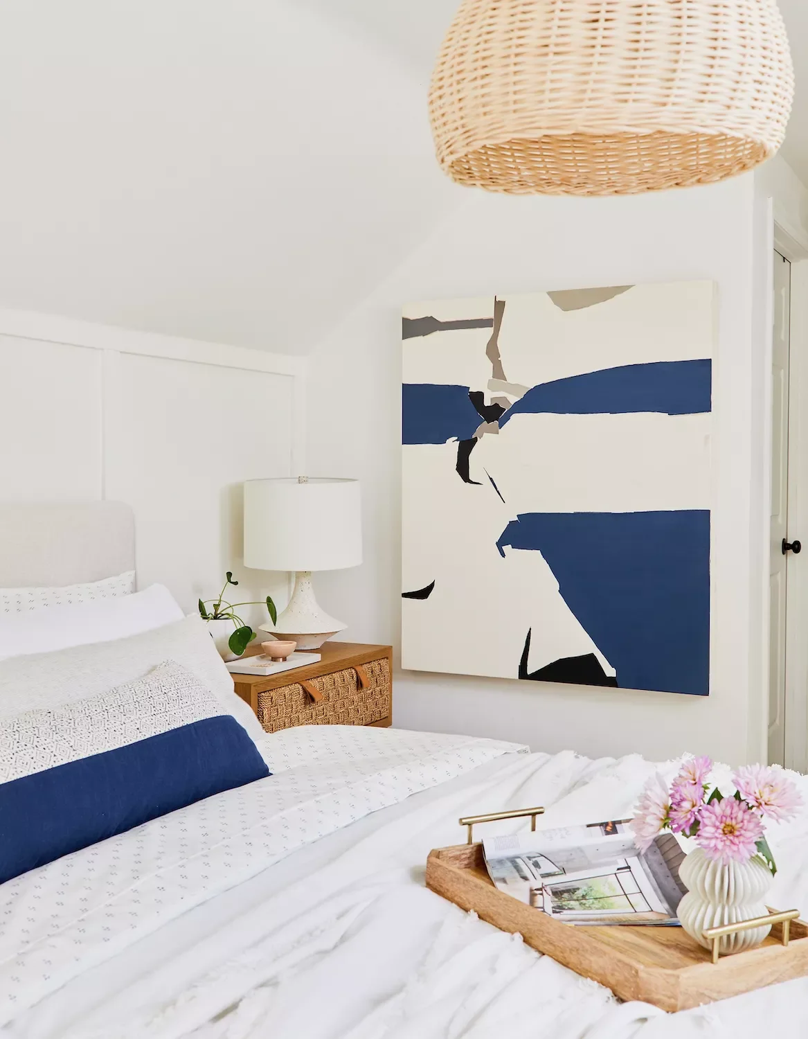 72 Contemporary Bedroom Design Ideas That Transform Your Space Oversized Art
