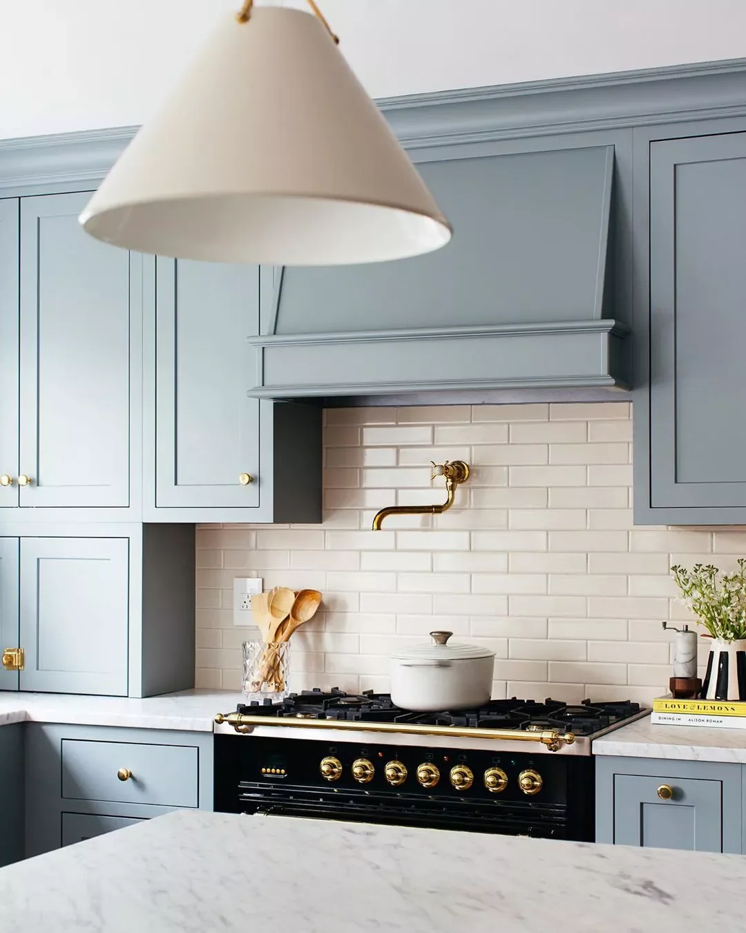 47 Beautiful Blue Room Inspirations to Transform Your Home 40 Paint Cabinets Dusty Blue