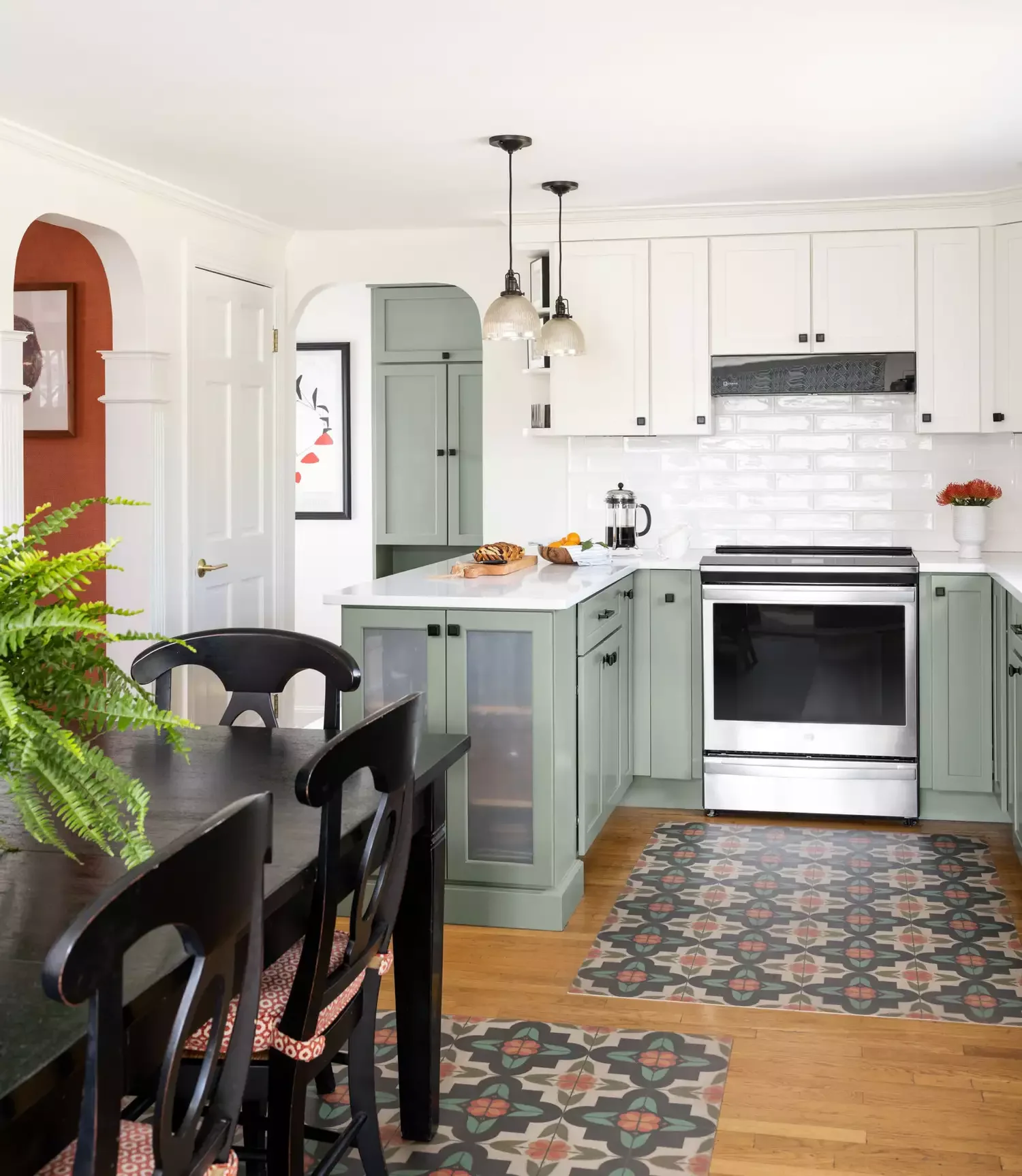 71 Brilliant Small Kitchen Ideas That Maximize Style and Function Paint Cabinets Sage Green