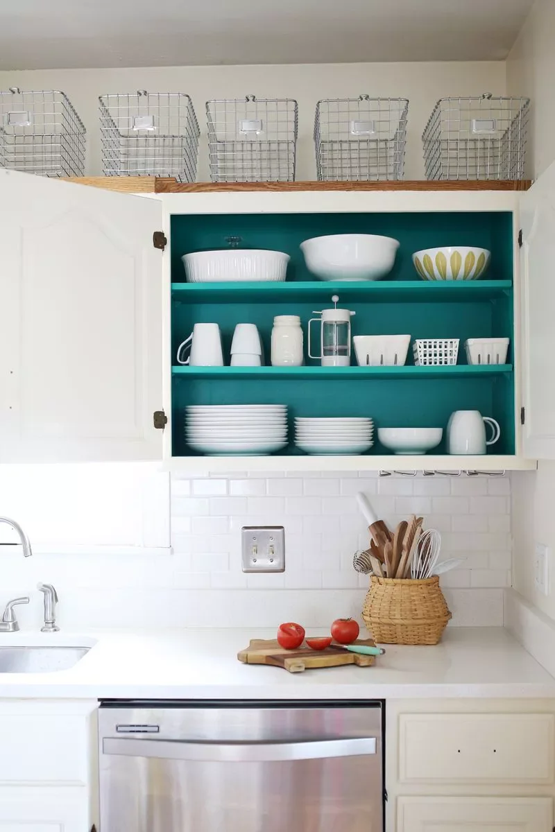 60 Smart Kitchen Cabinet Organization Ideas That Will Transform Your Space Paint Inside Cabinets