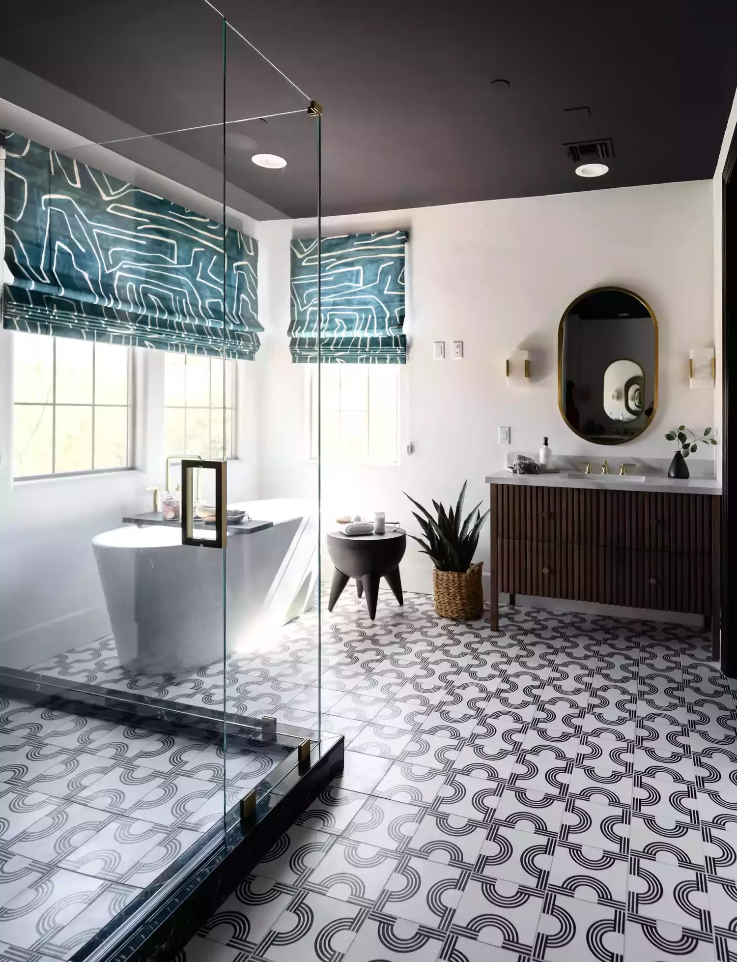 22 Stunning Bathroom Ceiling Designs That Will Transform Your Space 2 Paint It Black