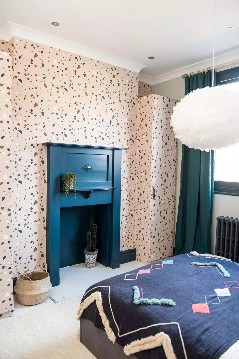 55 Stunning Bedroom Fireplace Ideas That Will Transform Your Sleep Sanctuary 29 Paint It Blue