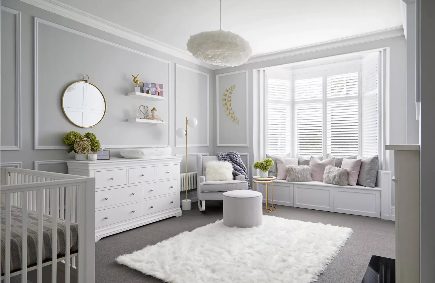 57 Stunning Baby Girl Nursery Ideas That'll Make Your Heart Melt Paint It Soothing Gray