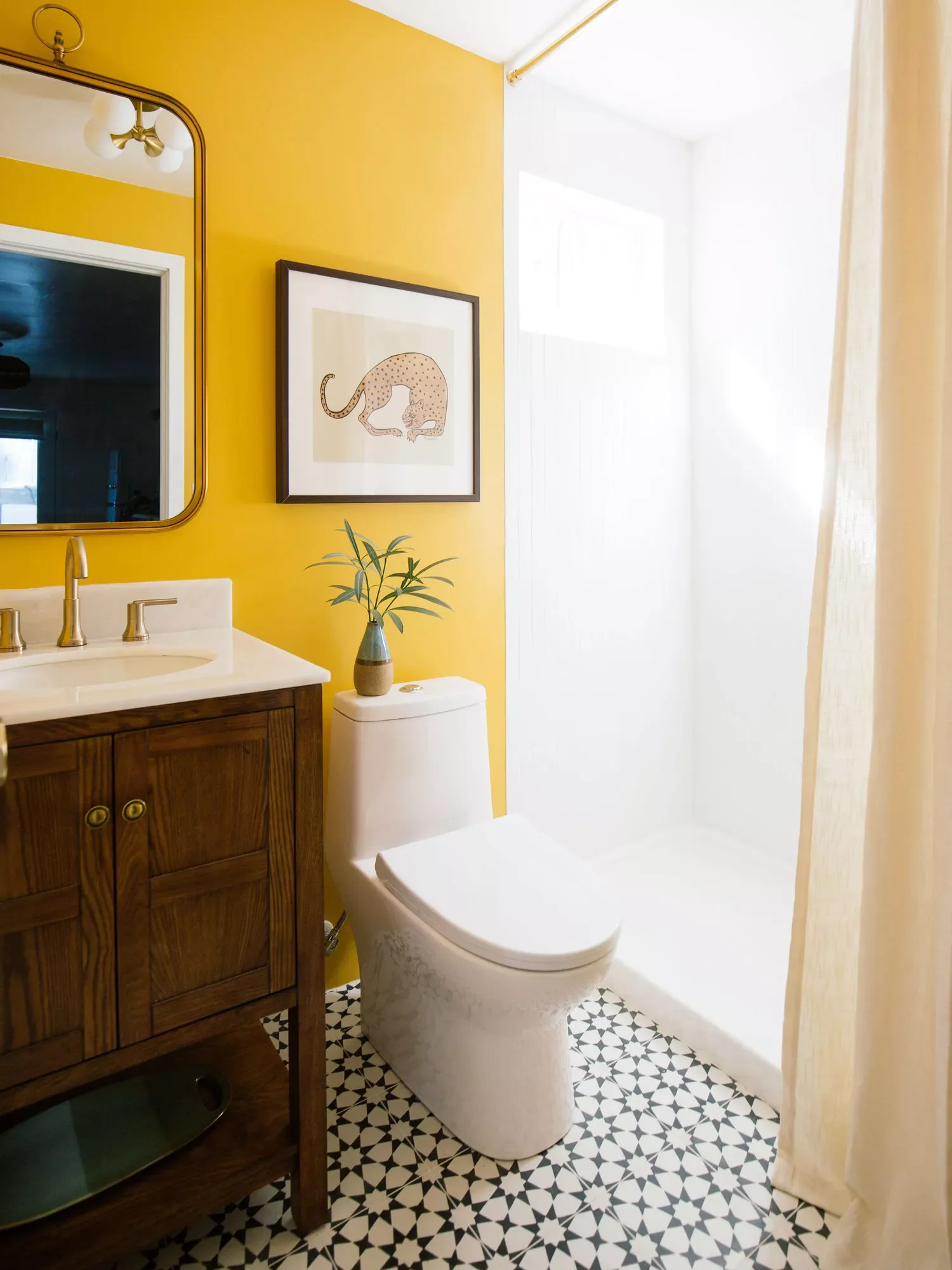 43 Stunning Powder Room Design Ideas to Transform Your Half Bath 4 Paint Walls Sunny Yellow