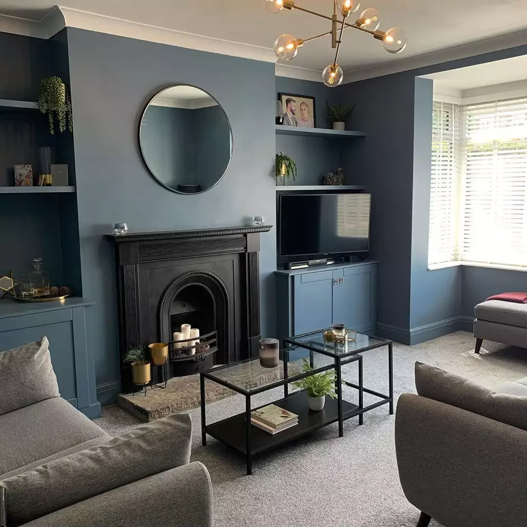 47 Beautiful Blue Room Inspirations to Transform Your Home 37 Paint Walls in a Muted Blue