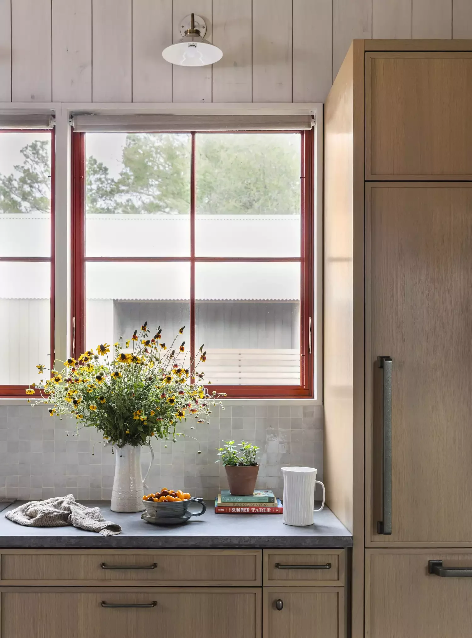 28 Stunning Red Kitchen Ideas That'll Transform Your Cooking Space Into Something Bold and Beautiful 22 Paint Window Trim Red