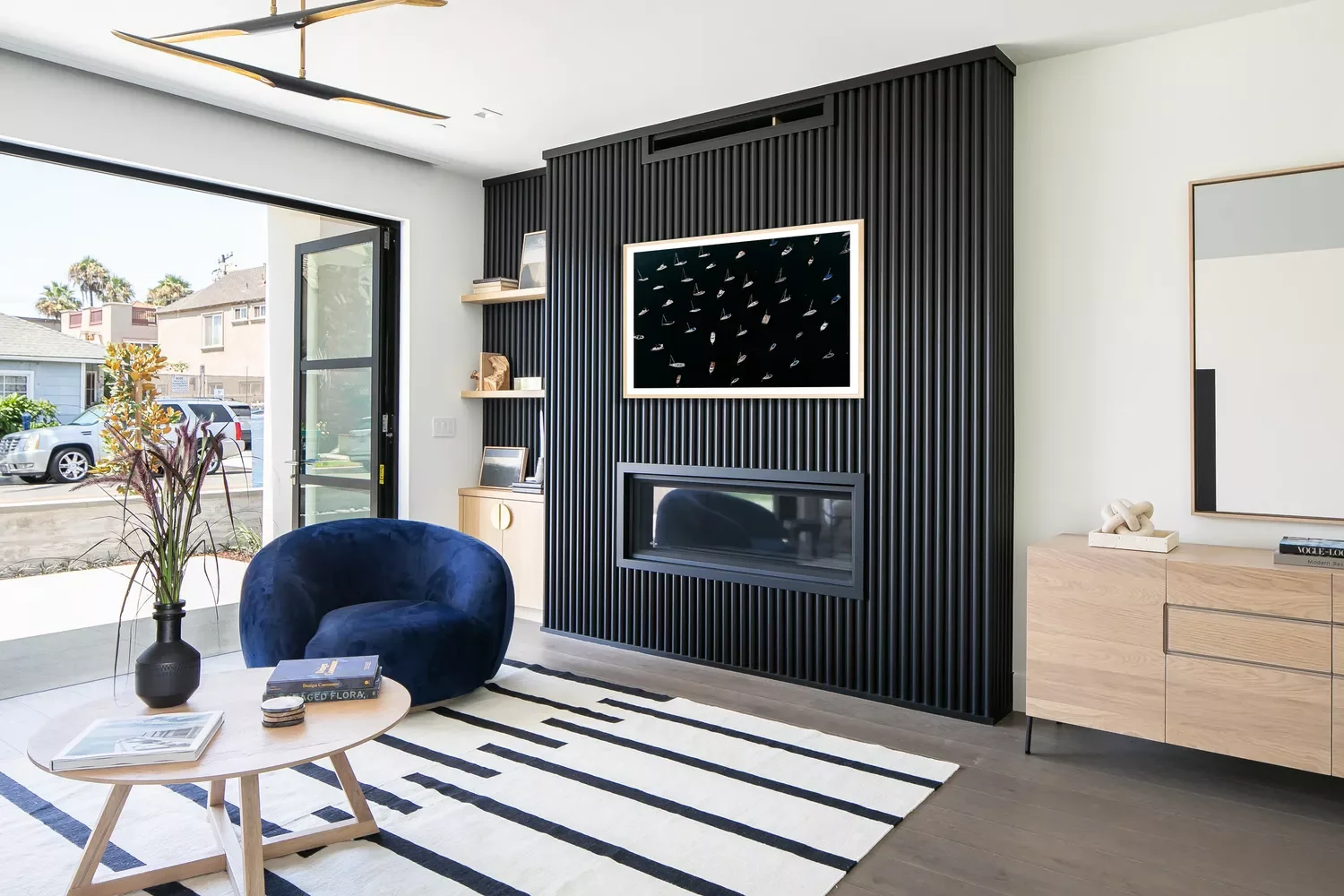 55 Wood Slat Wall Accent Ideas That Make Any Room Look Incredible Paint Wood Slats Black