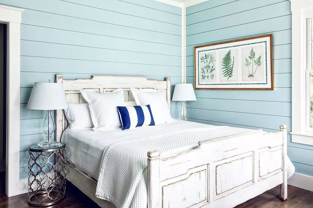 35 Stunning Beach-Inspired Bedroom Ideas That'll Transform Your Space 4 Paint Your Shiplap