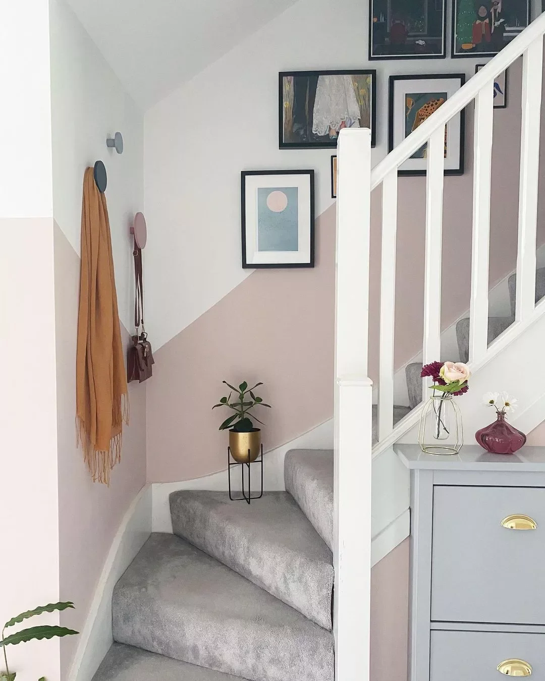 30 Creative Staircase Wall Decorating Ideas That Will Transform Your Space 12 Paint Your Walls