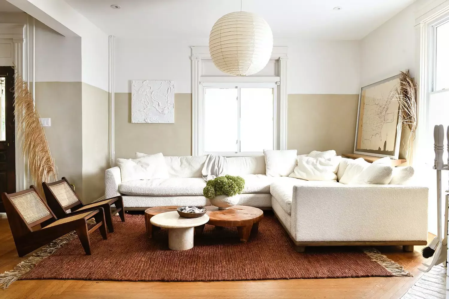 92 Living Room Styling Ideas That Will Transform Your Space Paint a Half Wall
