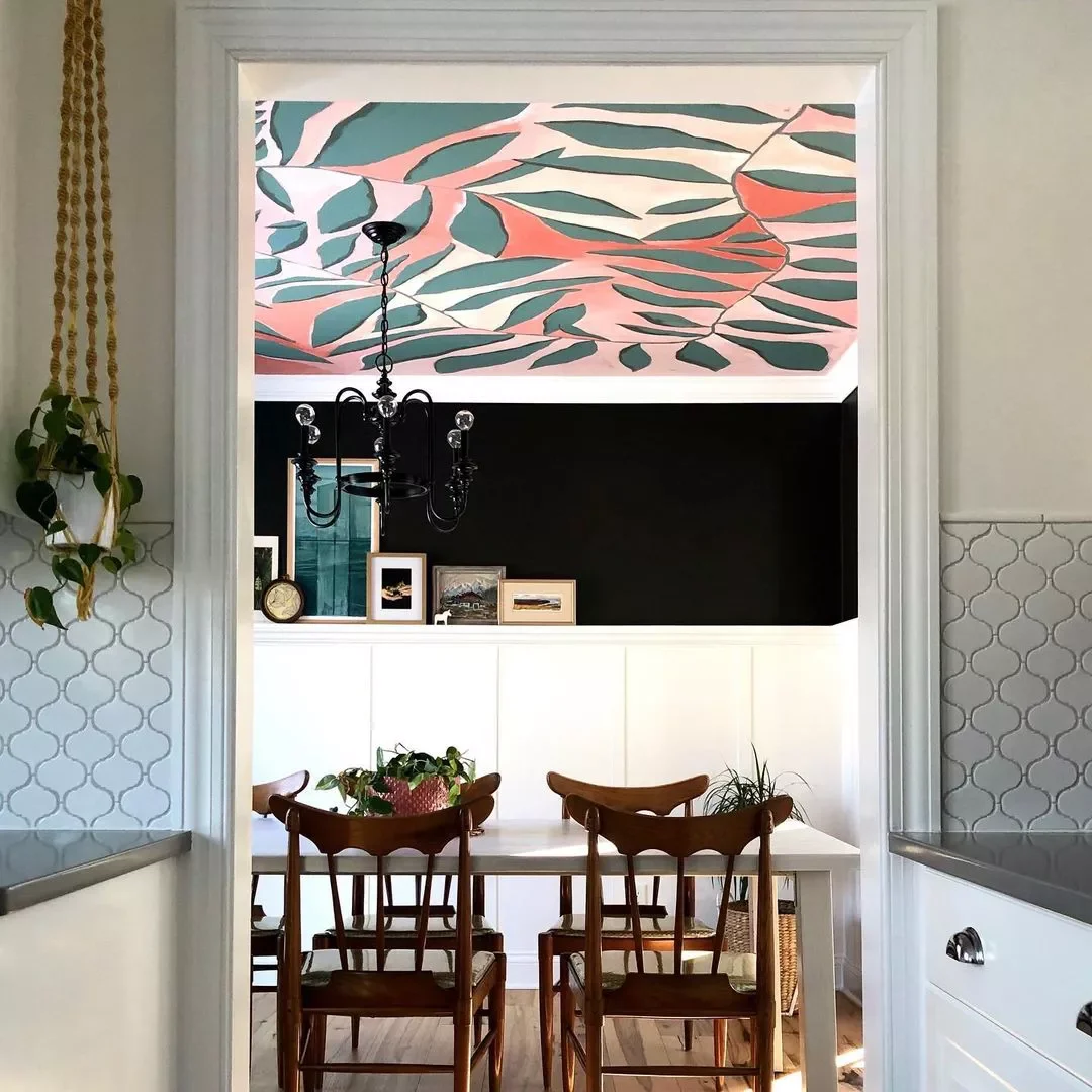15 Budget-Friendly Ceiling Transformations That Look Like a Million Bucks 2 Paint a Mural