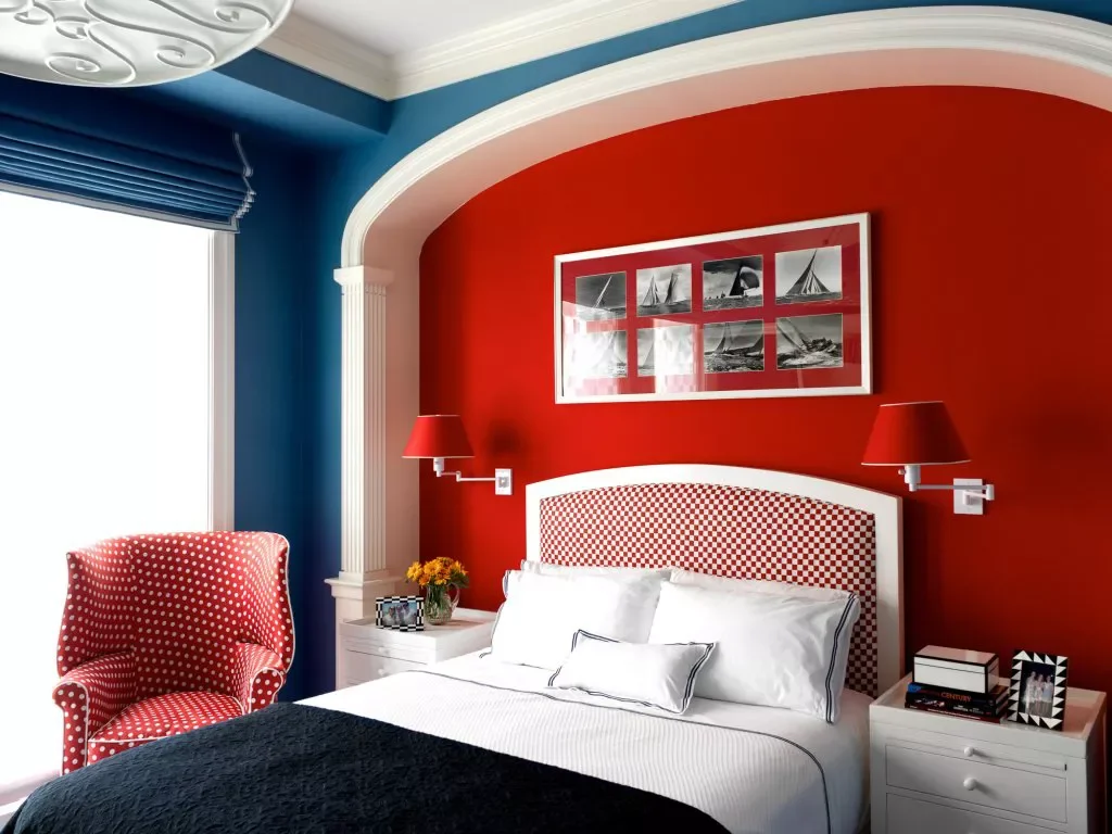 19 Stunning Red Bedroom Ideas That Will Transform Your Space 5 Paint a Vermilion Accent