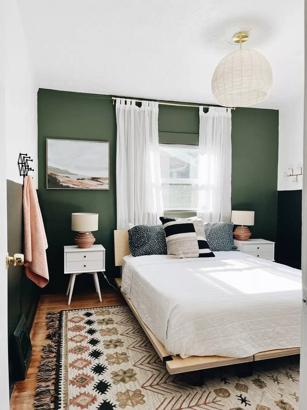35 Creative Apartment Bedroom Ideas to Transform Your Small Space 21 Paint an Accent Wall