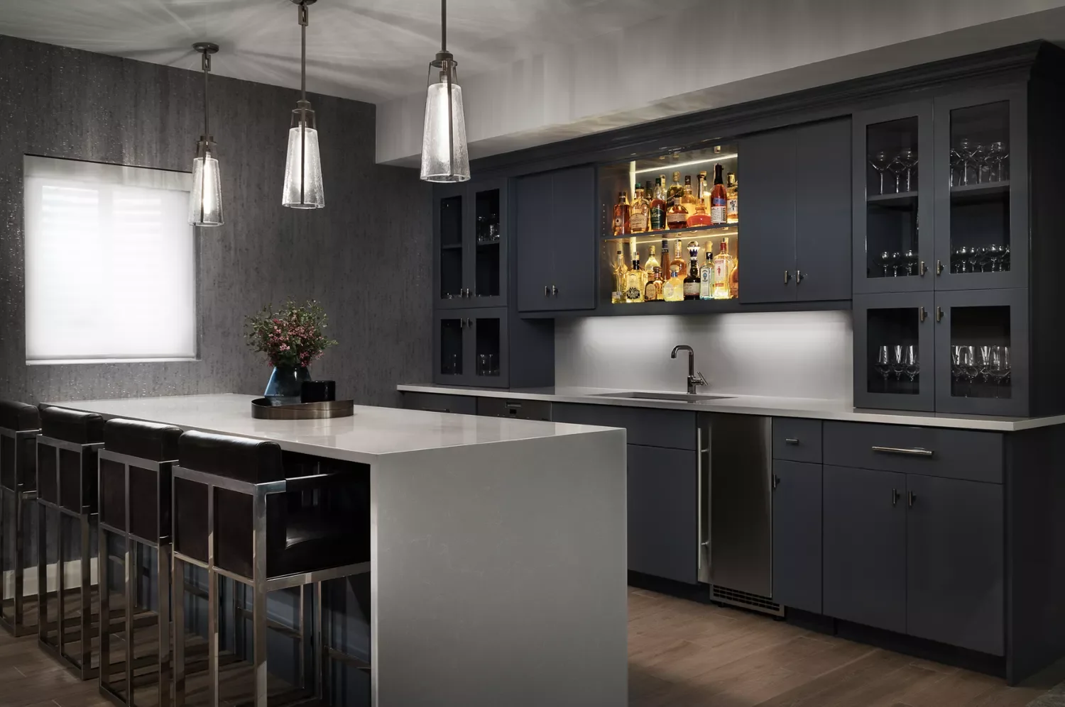 76 Brilliant Finished Basement Design Ideas That Actually Work Paint it Dark