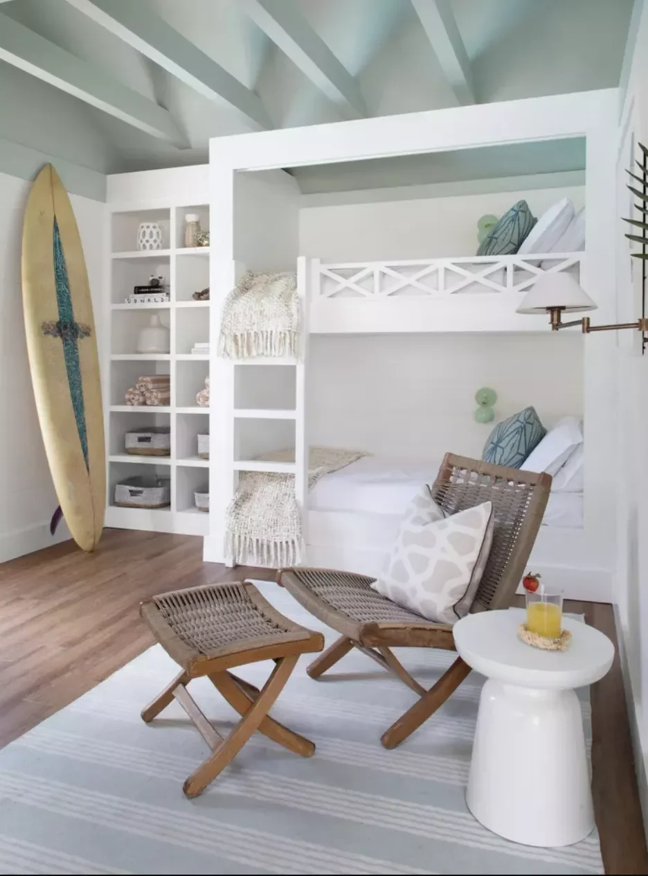 22 Creative Paint Ideas to Transform Your Child's Bedroom into a Playful Paradise 14 Paint the Ceiling Beams