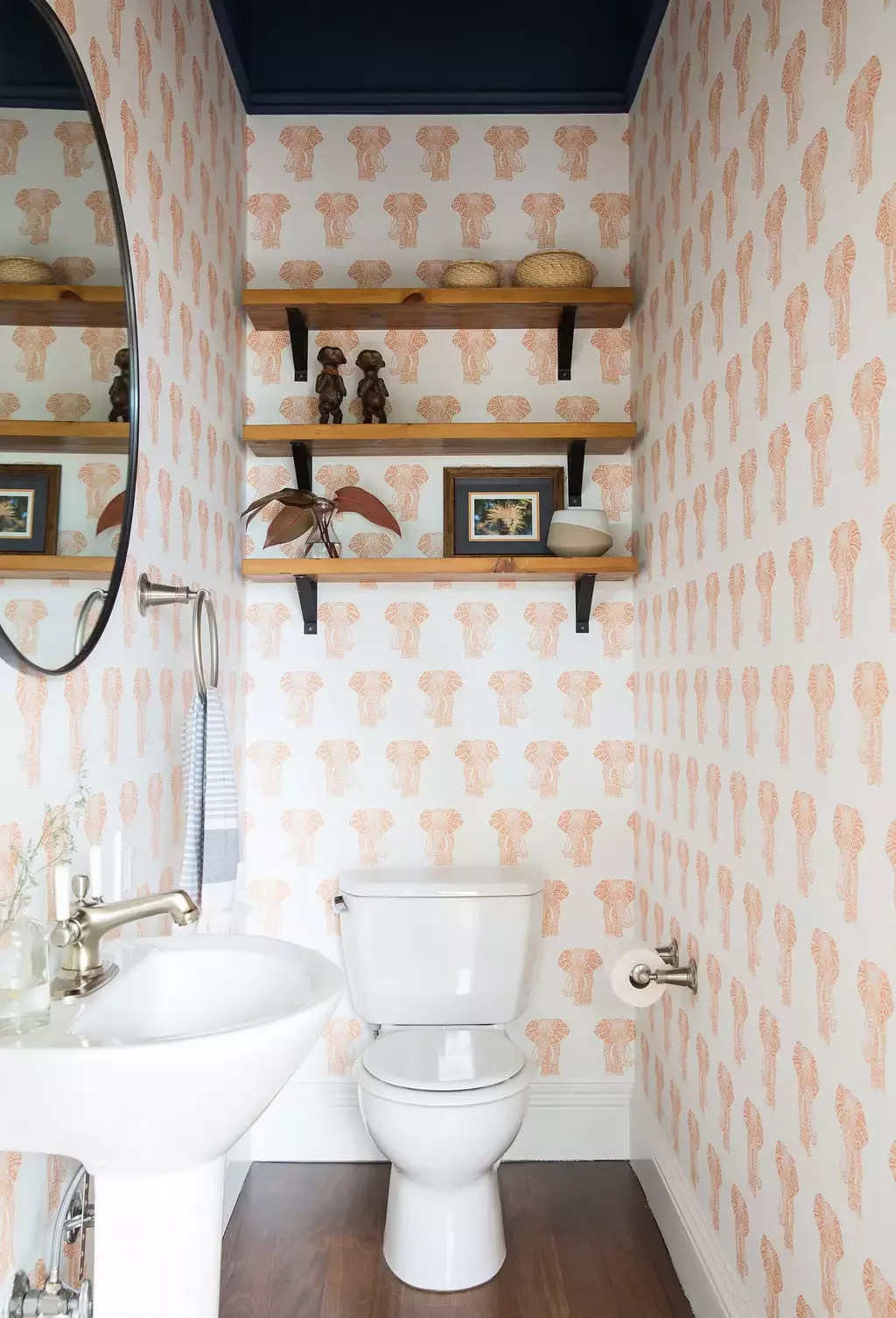 20 Budget-Friendly Ideas to Transform Your Small Bathroom 21 Paint the Ceiling