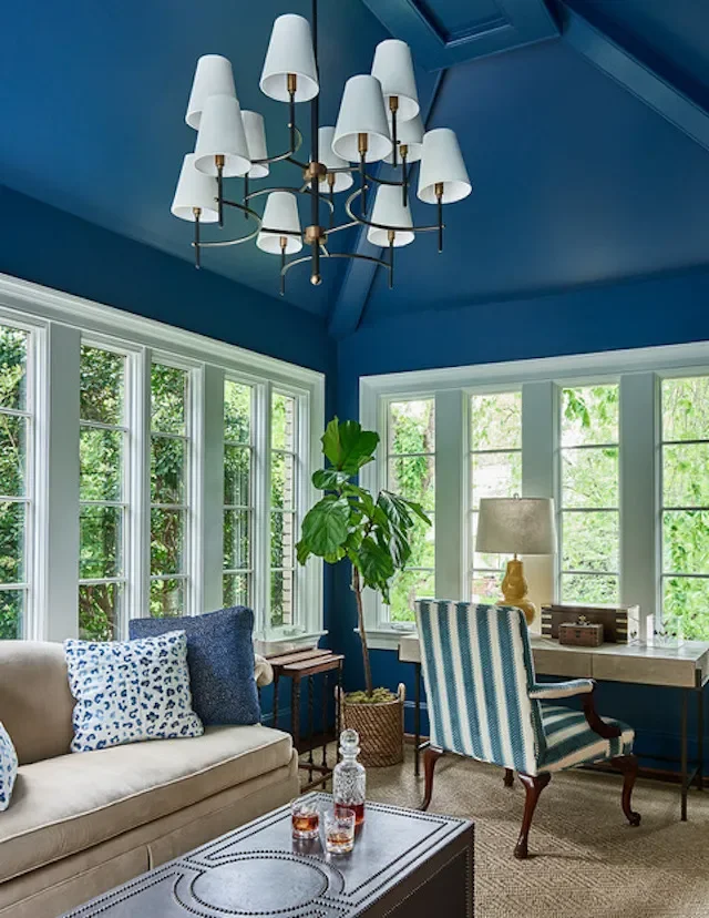 32 Study Room Ideas That Will Transform Your Workspace Into a Productivity Paradise Paint the Ceiling