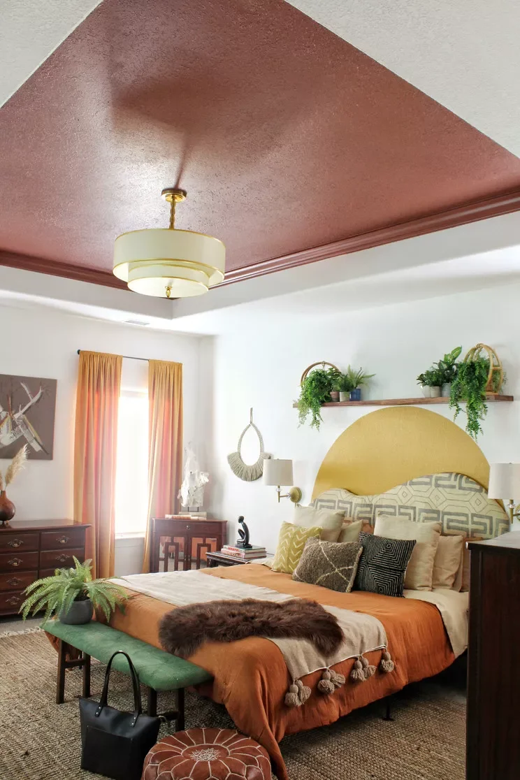 25 Genius Renter-Friendly Projects to Upgrade the Look of Any Apartment 1 Paint the Ceiling
