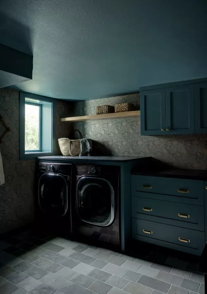 26 Creative Basement Laundry Room Ideas to Transform Your Space Paint the Ceiling