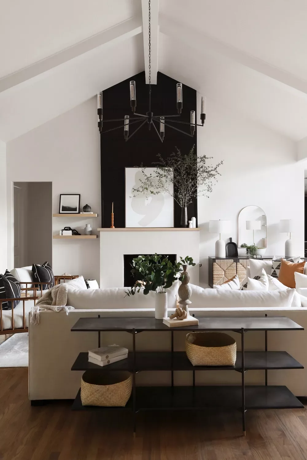 57 Stunning Fireplace Decorating Ideas to Transform Your Living Space 17 Paint the Chimney Black