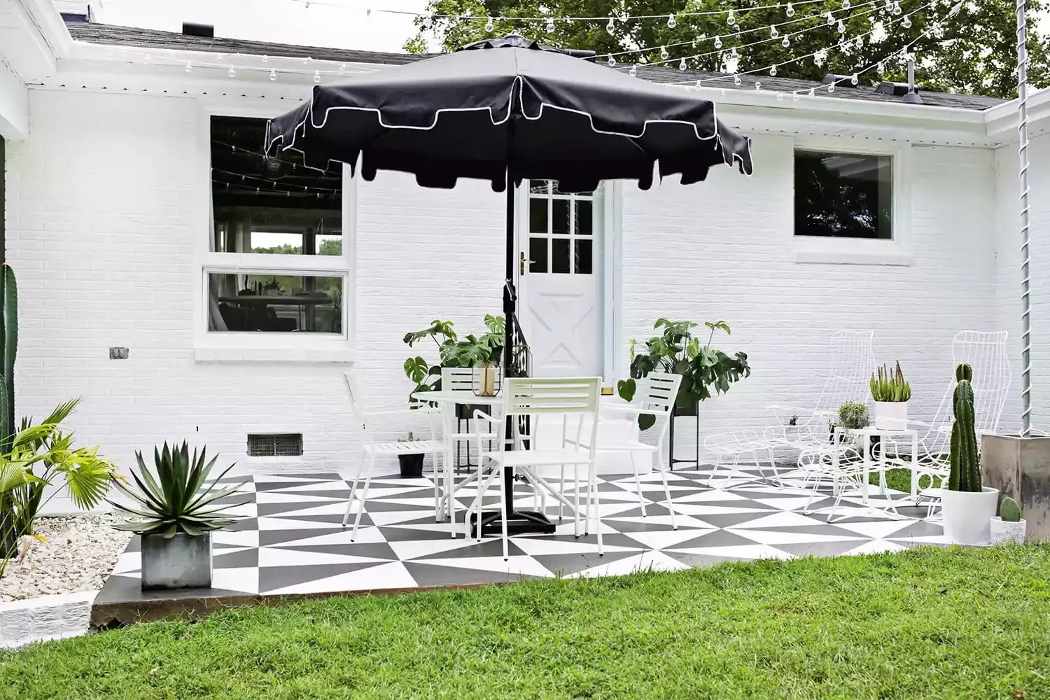 68 Stunning Patio Ideas That Will Transform Your Outdoor Space 45 Paint the Floor