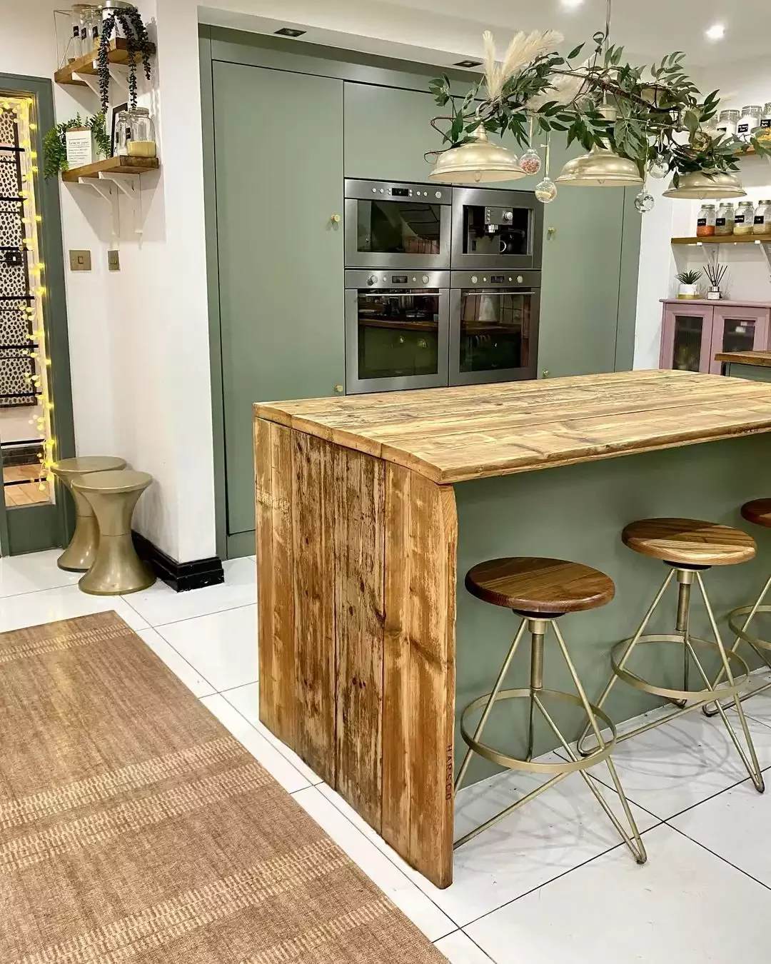 23 Stunning Sage Green Kitchen Ideas That Never Go Out of Style 16 Paint the Island Face Light Sage