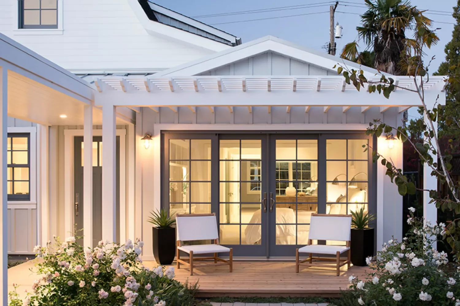 24 Stunning Covered Deck Ideas That Transform Your Outdoor Living Space 11 Paint the Pergola