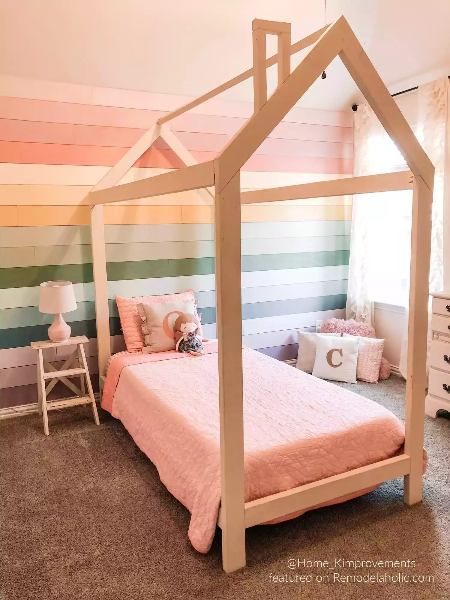 33 Stunning Shiplap Accent Wall Ideas to Transform Your Home 29 Paint the Rainbow