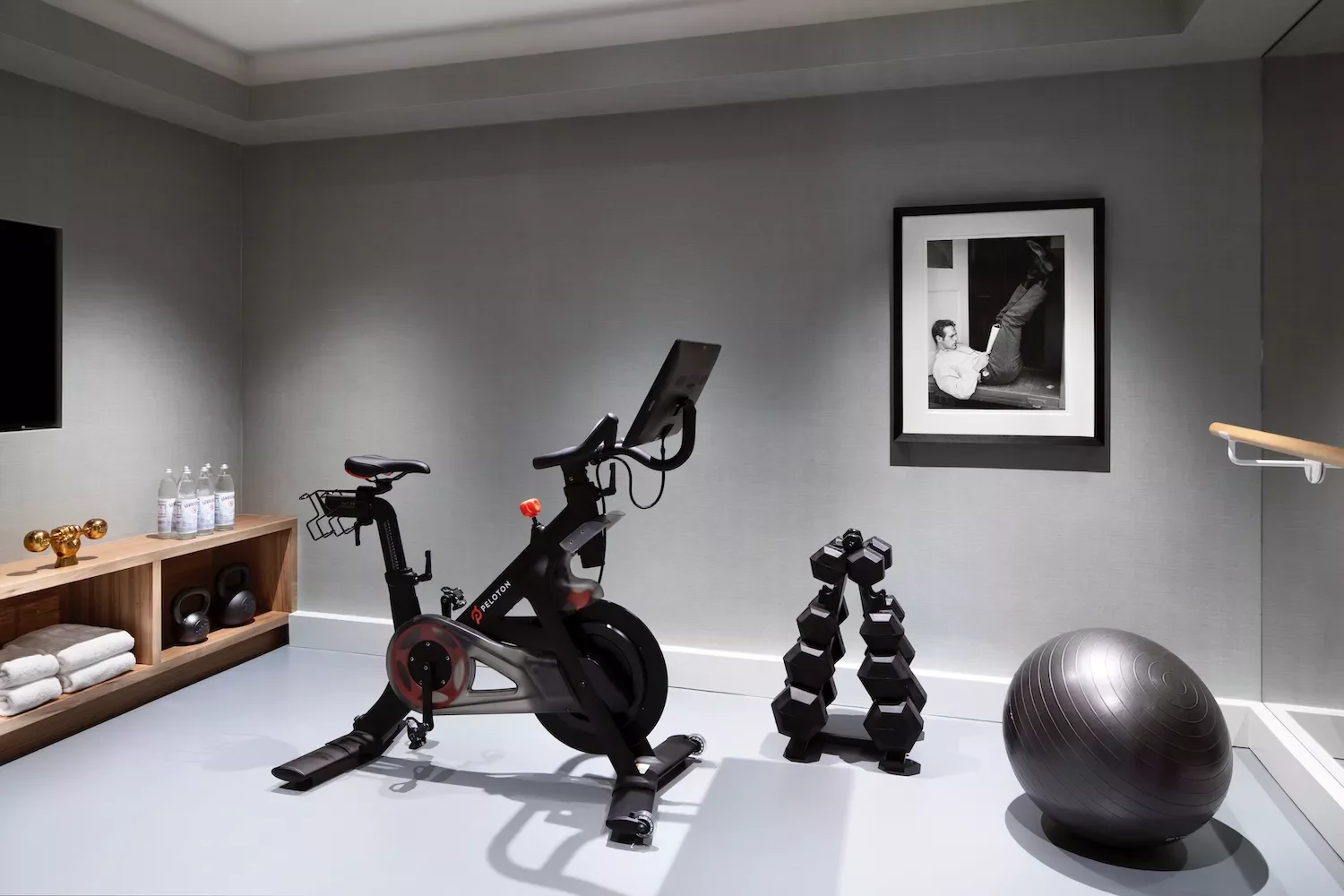 37 Inspiring Home Gym Design Ideas That'll Transform Your Workout Space Paint the Walls Gray