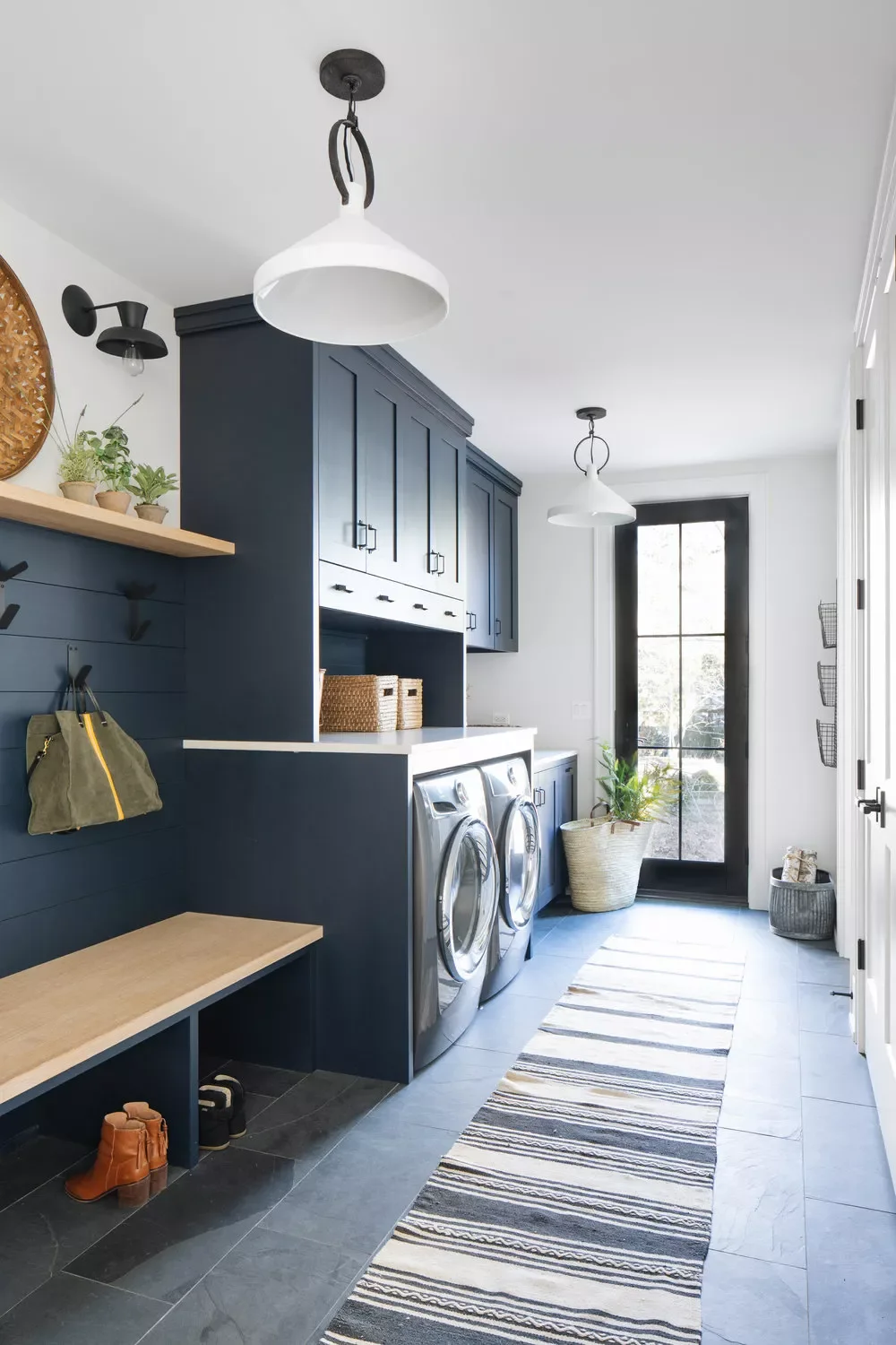 57 Creative Laundry Room Ideas That'll Make You Actually Enjoy Doing Chores Paint the Woodwork