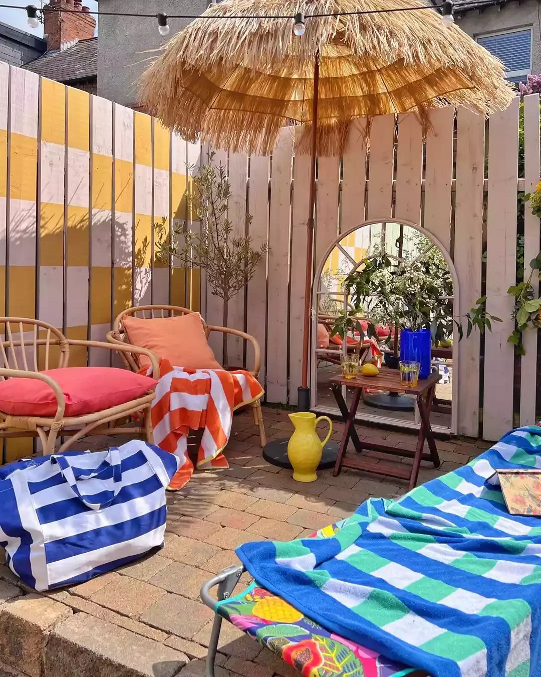 28 Budget-Friendly Privacy Fence Solutions That Transform Your Outdoor Space Painted Food Fencing