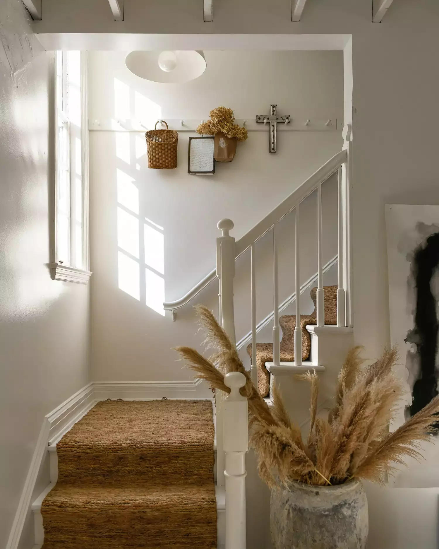 51 Cozy Farmhouse Wall Decorating Ideas That'll Transform Your Space 13 Painted Pegboard