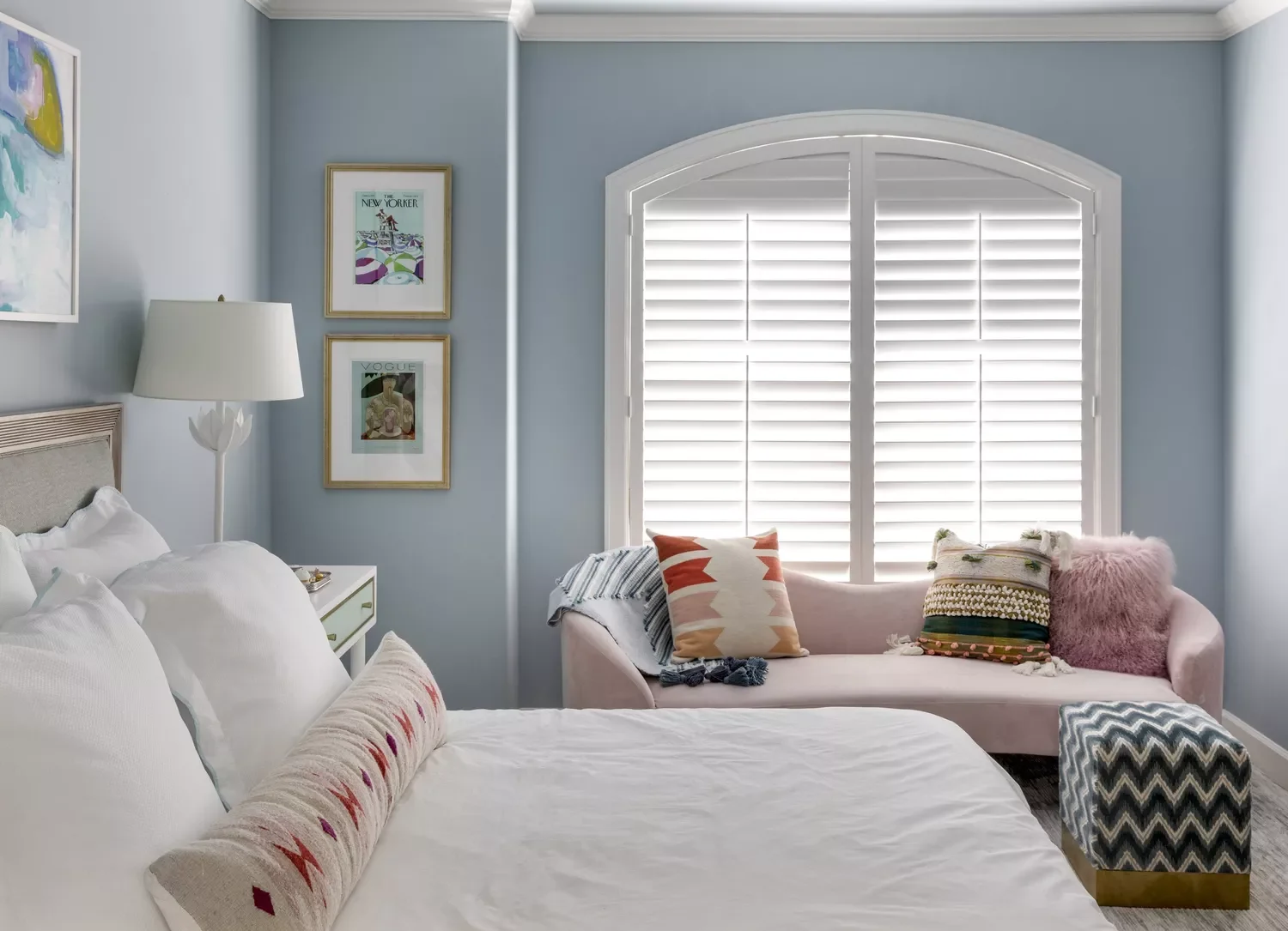 55 Stunning Blue Bedroom Ideas to Transform Your Space Into a Peaceful Haven 14 Pair Baby Blue With Pink