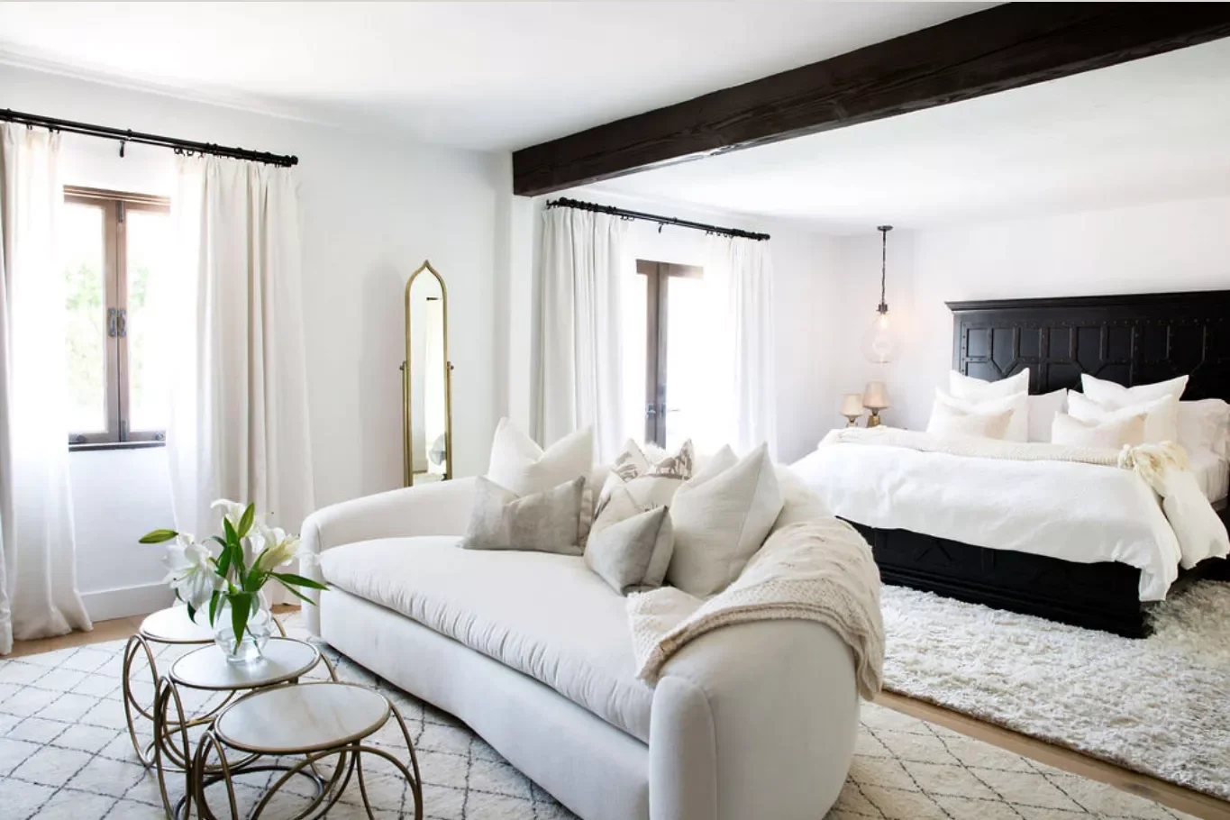 85 Stunning Primary Bedroom Design Ideas to Transform Your Space Pair Black and White
