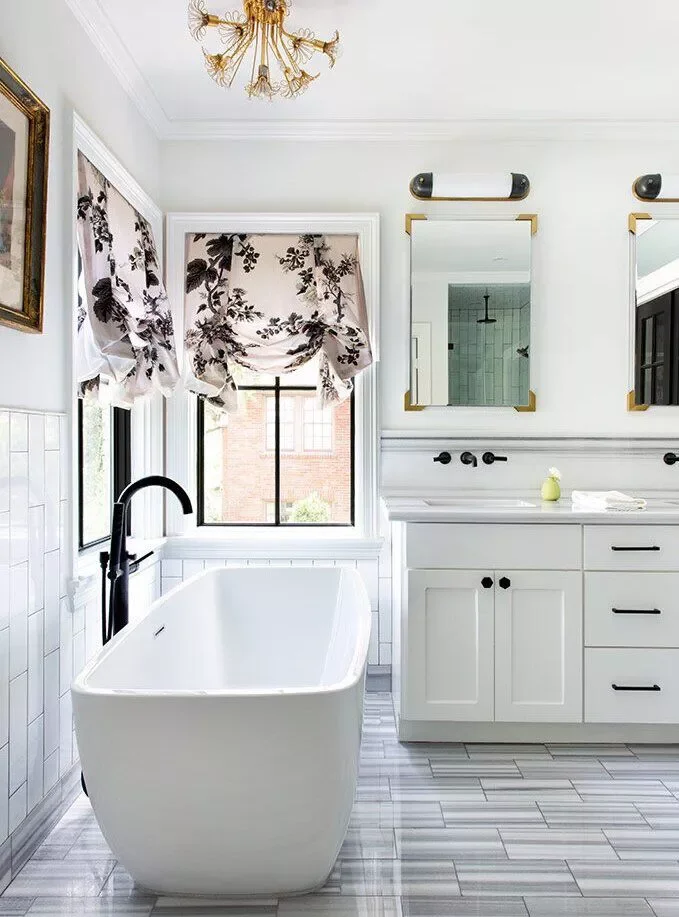 36 Beautiful Bathroom Vanity Ideas for Style and Function 22 Pair Black and White