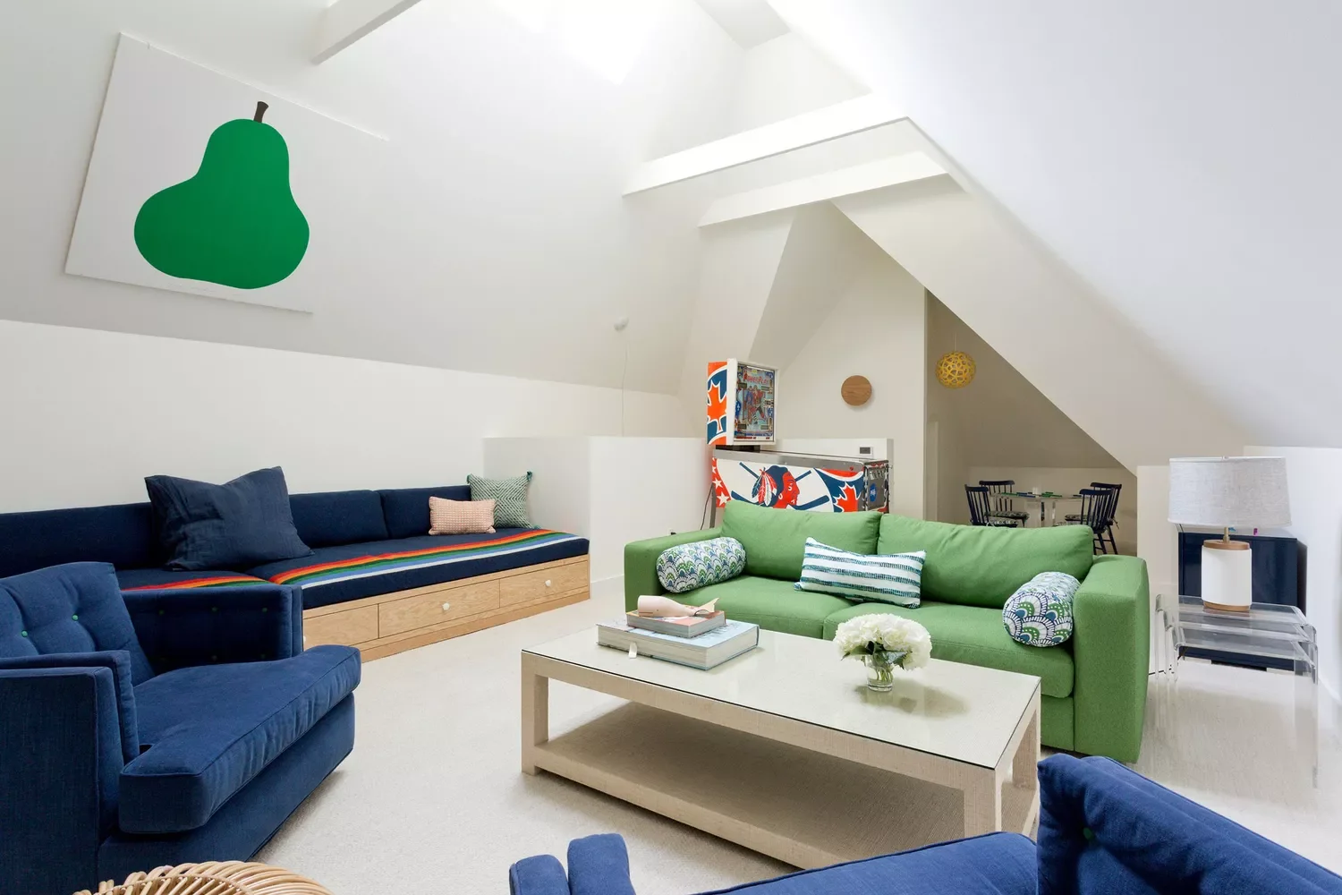 49 Stylish Game Room Ideas That Blend Fun with Design Pair Blue and Green