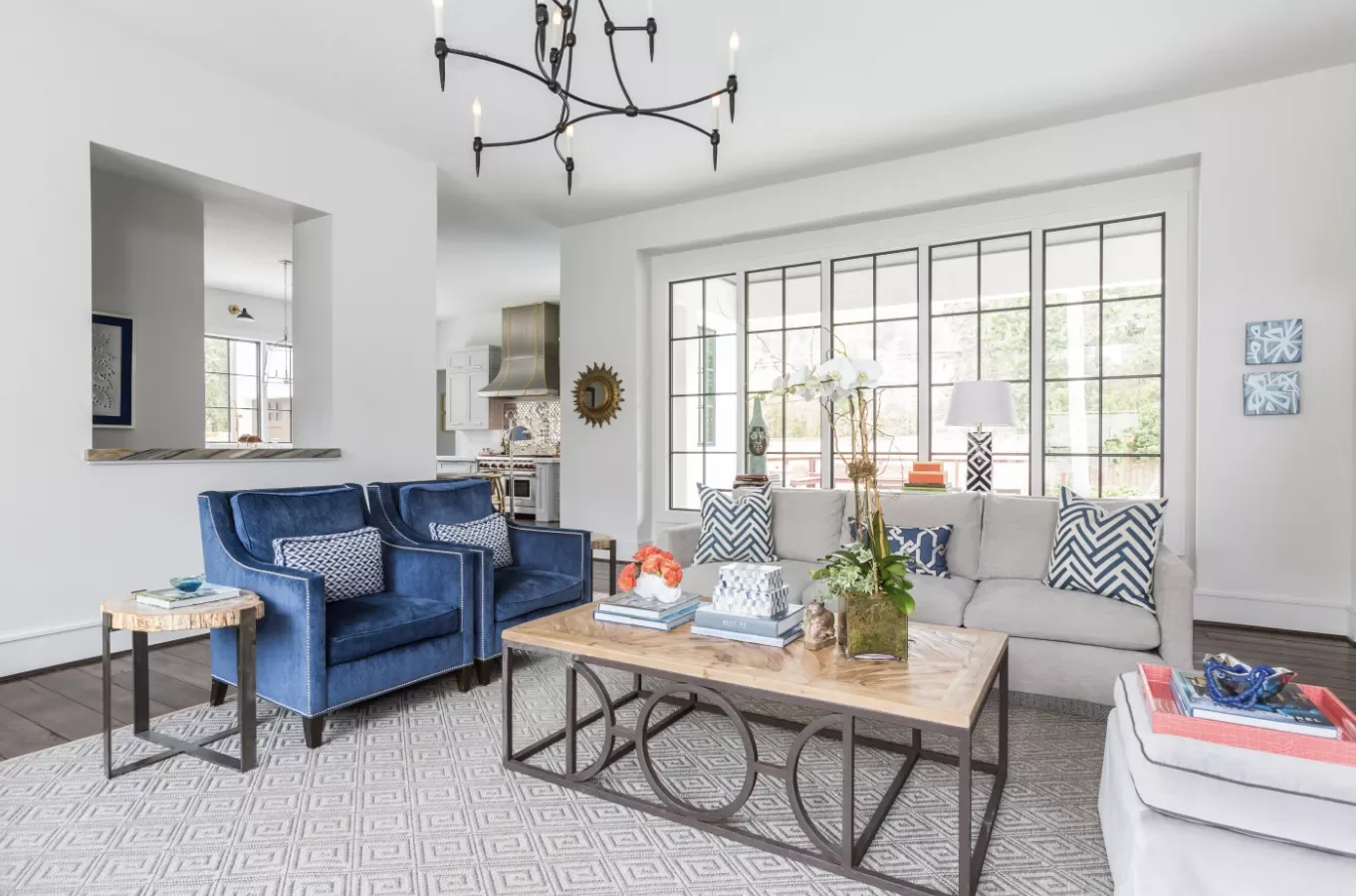 38 Charming Coastal Farmhouse Decorating Ideas to Transform Your Home 21 Pair Blue and White