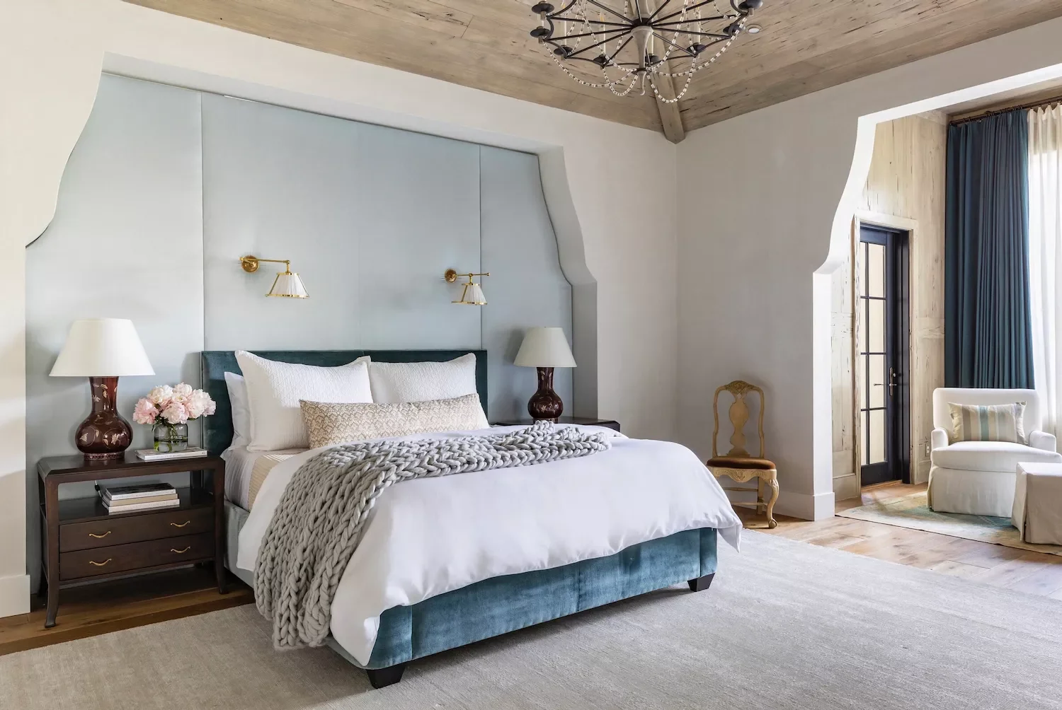 55 Stunning Blue Bedroom Ideas to Transform Your Space Into a Peaceful Haven 26 Pair Dark and Light Blues